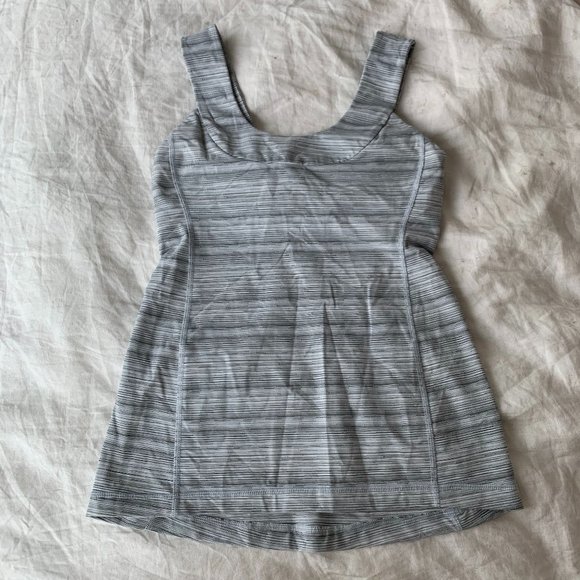 Lululemon Striped Athletic Tank - Picture 1 of 5